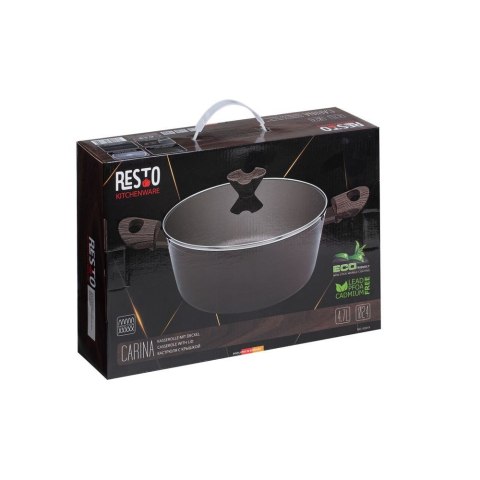 Resto Kitchenware Carina 4,7 l Okrągły Bordowy Resto Kitchenware Carina 4,7 l Okrągły Bordowy