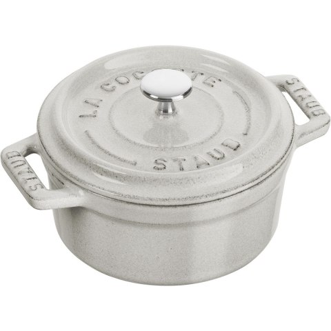 STAUB MINI COCOTTE Mini garnek żeliwny okrągły 250 ml, truflowy STAUB MINI COCOTTE Mini garnek żeliwny okrągły 250 ml, truflowy