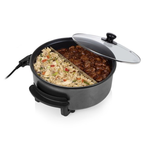 Tristar | Wielofunkcyjna patelnia grillowa XL | PZ-9135 | Średnica 30 cm | Grill | 1500 W | Pokrywka w zestawie | Uchwyt stały | Tristar | Wielofunkcyjna patelnia grillowa XL | PZ-9135 | Średnica 30 cm | Grill | 1500 W | Pokrywka w zestawie | Uchwyt stały |