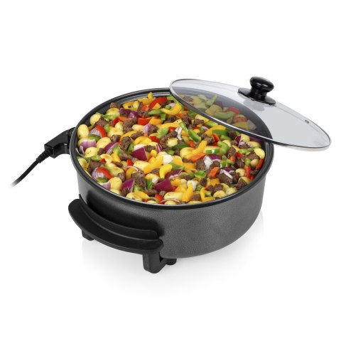 Tristar | Wielofunkcyjna patelnia grillowa XL | PZ-9135 | Średnica 30 cm | Grill | 1500 W | Pokrywka w zestawie | Uchwyt stały | Tristar | Wielofunkcyjna patelnia grillowa XL | PZ-9135 | Średnica 30 cm | Grill | 1500 W | Pokrywka w zestawie | Uchwyt stały |