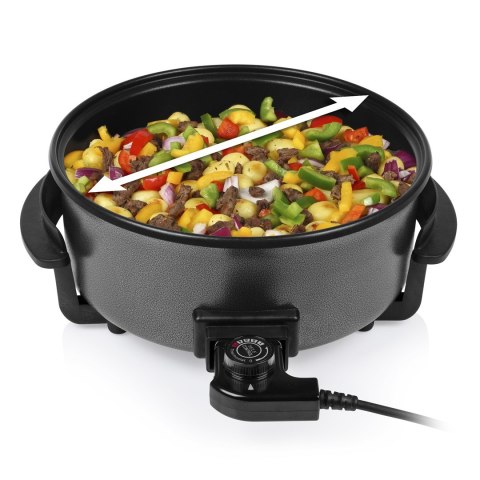 Tristar | Wielofunkcyjna patelnia grillowa XL | PZ-9135 | Średnica 30 cm | Grill | 1500 W | Pokrywka w zestawie | Uchwyt stały | Tristar | Wielofunkcyjna patelnia grillowa XL | PZ-9135 | Średnica 30 cm | Grill | 1500 W | Pokrywka w zestawie | Uchwyt stały |