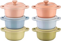 Zestaw STAUB GIFT GIVING 6x Mini cocotte okrągły 10 cm, wielokolorowe