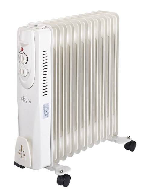 Extralink Elektryczny grzejnik olejowy NY-25W1 2500W, 11 żeberek Extralink Elektryczny grzejnik olejowy NY-25W1 2500W, 11 żeberek