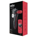 Golarka BRAUN SERIES 5 51-R1000S do golenia na mokro i na sucho Czarny, Czerwony