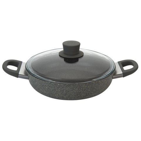 Patelnia BALLARINI Murano głęboka z 2 uchwytami i pokrywką granitowa 24 cm 75002-942-0 Patelnia BALLARINI Murano głęboka z 2 uchwytami i pokrywką granitowa 24 cm 75002-942-0