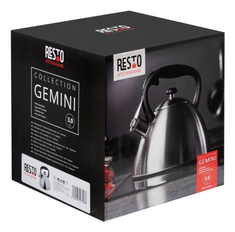 Resto Kitchenware 90601 czajnik 3 l Stal nierdzewna Resto Kitchenware 90601 czajnik 3 l Stal nierdzewna
