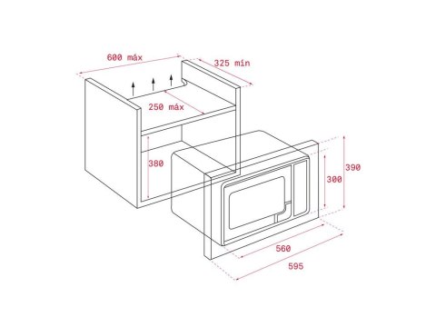 Teka KUCHENKA MIKROFALOWA ML 8200 BIS Teka KUCHENKA MIKROFALOWA ML 8200 BIS