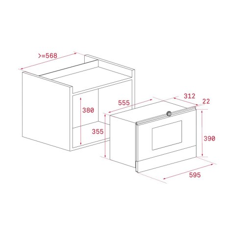 Teka KUCHENKA MIKROFALOWA ML 8220 BIS L-BK Teka KUCHENKA MIKROFALOWA ML 8220 BIS L-BK