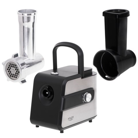 Adler AD 4813 maszynka do mielenia 2000 W Czarny, Srebrny Adler AD 4813 maszynka do mielenia 2000 W Czarny, Srebrny