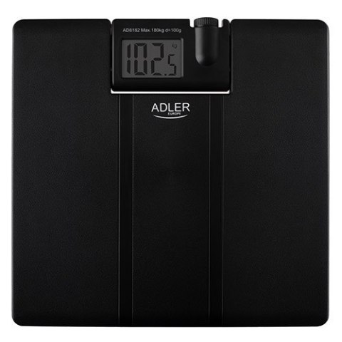 Adler AD 8182 waga Prostokąt Czarny Elektroniczna waga osobista Adler AD 8182 waga Prostokąt Czarny Elektroniczna waga osobista