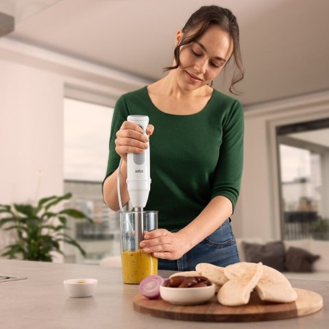 Blender ręczny Braun MQ50236M Stabmixer-Set MultiQuick 5, biały Blender ręczny Braun MQ50236M Stabmixer-Set MultiQuick 5, biały