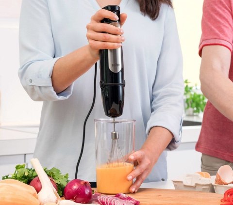 Braun MQ 7035X 0,5 l Blender immersyjny 1000 W Czarny, Stal satynowa Braun MQ 7035X 0,5 l Blender immersyjny 1000 W Czarny, Stal satynowa