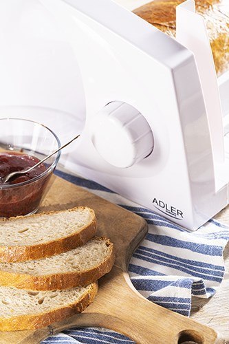 Krajalnica Adler CAMRY AD 4703 (150W; kolor biały; Plastik) Krajalnica Adler CAMRY AD 4703 (150W; kolor biały; Plastik)