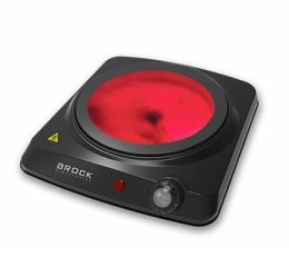 Kuchenka elektryczna BROCK HPI 3001 BK na podczerwień jednopalnikowa 17,7 cm 1200 W Czarny