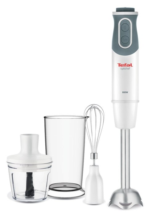 Tefal Optichef HB6431 0,8 l Blender immersyjny 800 W Kwarc metaliczny, Biały Tefal Optichef HB6431 0,8 l Blender immersyjny 800 W Kwarc metaliczny, Biały