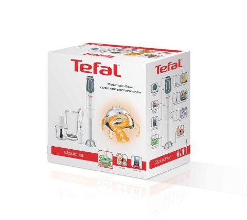 Tefal Optichef HB6431 0,8 l Blender immersyjny 800 W Kwarc metaliczny, Biały Tefal Optichef HB6431 0,8 l Blender immersyjny 800 W Kwarc metaliczny, Biały