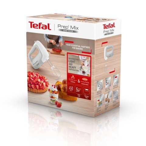 Tefal Prep'Mix HT450B Mikser ręczny 450 W Biały Tefal Prep'Mix HT450B Mikser ręczny 450 W Biały