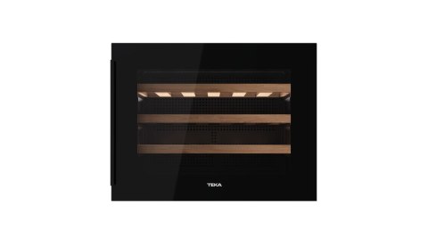Teka RVI 10024 GBK Termoelektryczna chłodziarka do wina Wolnostojący Czarny 24 butel.
