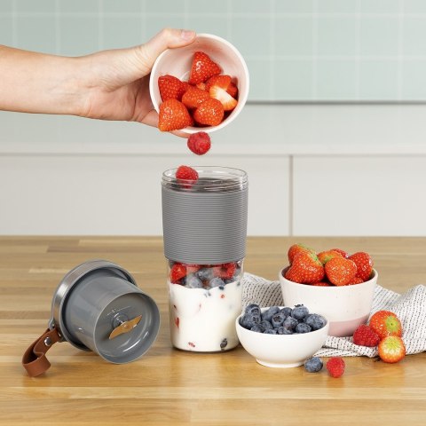 Tristar BL-4475 blender 0,4 l Blender sportowy 50 W Szary, Stal nierdzewna, Przezroczysty Tristar BL-4475 blender 0,4 l Blender sportowy 50 W Szary, Stal nierdzewna, Przezroczysty