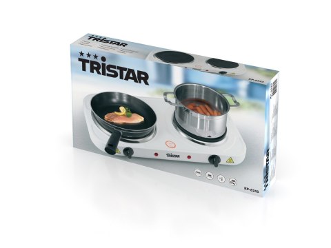 Tristar KP-6245 płyta kuchenna Biały Blat Płyta uszczelniona 2 stref(y) Tristar KP-6245 płyta kuchenna Biały Blat Płyta uszczelniona 2 stref(y)