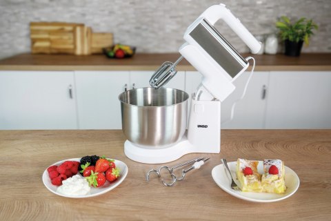 Unold Blender ręczny z misą miksującą Hannah biały srebrny Unold Blender ręczny z misą miksującą Hannah biały srebrny