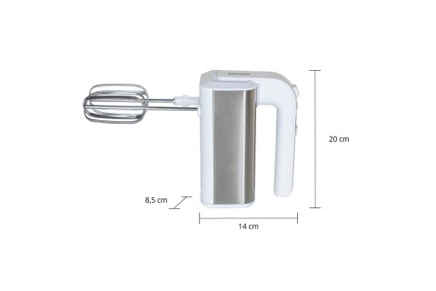 Unold Blender ręczny z misą miksującą Hannah biały srebrny Unold Blender ręczny z misą miksującą Hannah biały srebrny