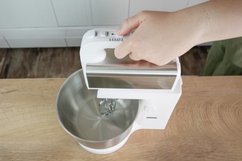 Unold Blender ręczny z misą miksującą Hannah biały srebrny Unold Blender ręczny z misą miksującą Hannah biały srebrny