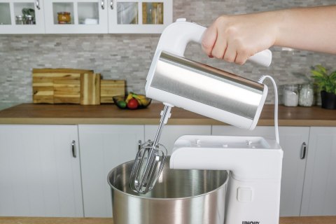 Unold Blender ręczny z misą miksującą Hannah biały srebrny Unold Blender ręczny z misą miksującą Hannah biały srebrny
