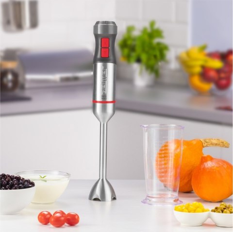 Zelmer ZHB4650 VARIO 0,7 l Blender immersyjny 1400 W Metaliczny, Czerwony Zelmer ZHB4650 VARIO 0,7 l Blender immersyjny 1400 W Metaliczny, Czerwony