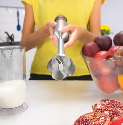 Zelmer ZHB4650 VARIO 0,7 l Blender immersyjny 1400 W Metaliczny, Czerwony Zelmer ZHB4650 VARIO 0,7 l Blender immersyjny 1400 W Metaliczny, Czerwony
