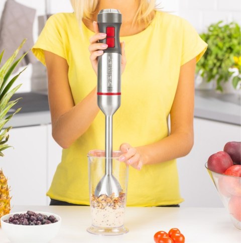 Zelmer ZHB4650 VARIO 0,7 l Blender immersyjny 1400 W Metaliczny, Czerwony Zelmer ZHB4650 VARIO 0,7 l Blender immersyjny 1400 W Metaliczny, Czerwony