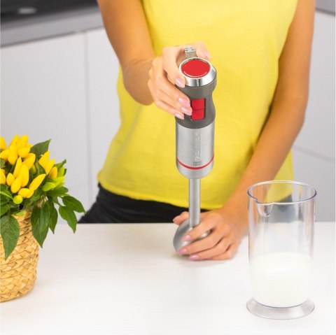 Zelmer ZHB4650 VARIO 0,7 l Blender immersyjny 1400 W Metaliczny, Czerwony Zelmer ZHB4650 VARIO 0,7 l Blender immersyjny 1400 W Metaliczny, Czerwony