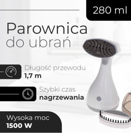 Adler AD 5042 Parownica ręczna do ubrań Adler AD 5042 Parownica ręczna do ubrań