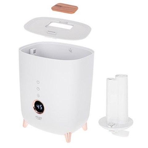 Adler AD 7972 nawilżacz powietrza ultradźwiękowy 4l Biały 23W Adler AD 7972 nawilżacz powietrza ultradźwiękowy 4l Biały 23W