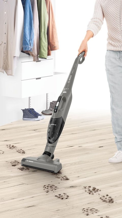 Bosch Serie 2 BBHF214G okurzacz na kiju/szczotka elektryczna Bez worka Szary Bosch Serie 2 BBHF214G okurzacz na kiju/szczotka elektryczna Bez worka Szary