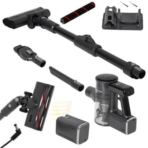 Camry CR 7063 Odkurzacz Pionowy - PRO LED Czarny Camry CR 7063 Odkurzacz Pionowy - PRO LED Czarny