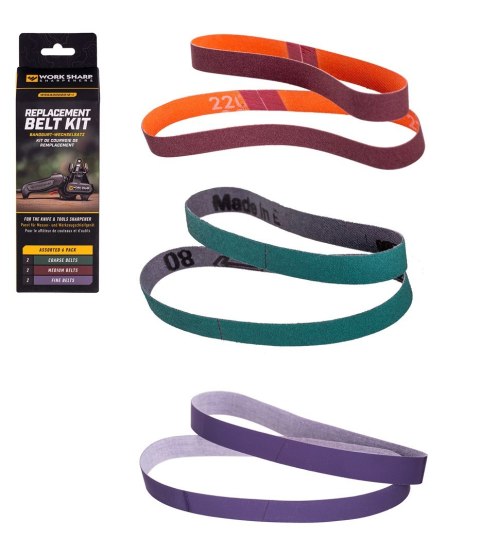 TAŚMY OSTRZĄCE WORK SHARP, 6 SZTUK