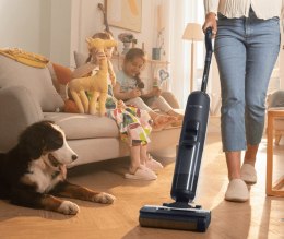 Tineco Floor One S6 Flashdry Pet Pionowy odkurzacz Bateria Suchy i Mokry HEPA Bez worka Czarny, Ciemny Niebieski, Szary 4 Ah
