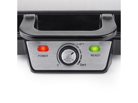 Tristar WF-2195 gofrownica 2 gof. 1000 W Czarny, Stal nierdzewna Tristar WF-2195 gofrownica 2 gof. 1000 W Czarny, Stal nierdzewna