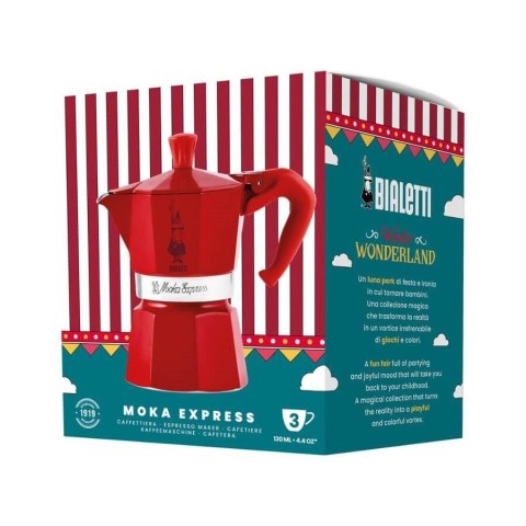 Bialetti kawiarka Winter Wonderland 3TZ czerwona Bialetti kawiarka Winter Wonderland 3TZ czerwona