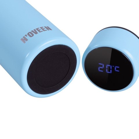 Butelka Termiczna LED NOVEEN TB2217 Light Blue Mat 380 ml Butelka Termiczna LED NOVEEN TB2217 Light Blue Mat 380 ml