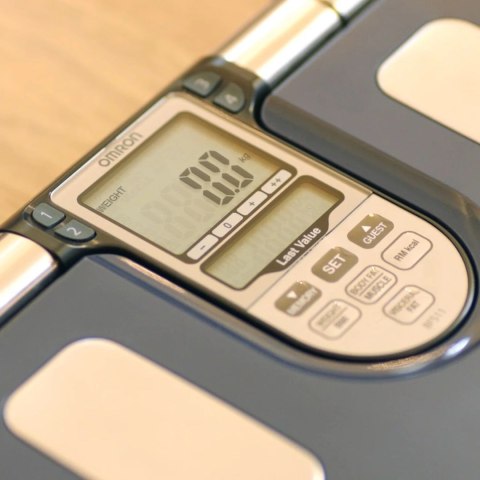 Waga z analizatorem składu ciała Omron Body Comp Monitor BF511 Blue HBF-511B-E