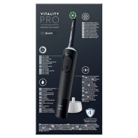 Oral-B Vitality Pro Dorosły Obrotowa szczoteczka do zębów Czarny Oral-B Vitality Pro Dorosły Obrotowa szczoteczka do zębów Czarny