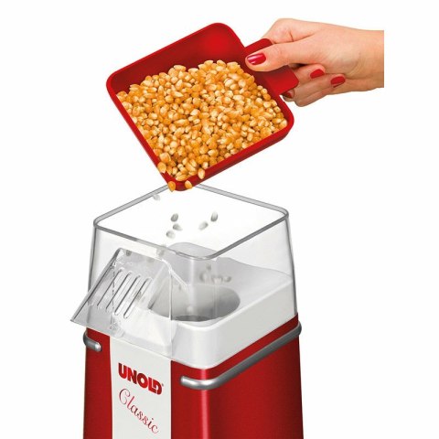 Unold Classic urządzenie do robienia popcornu Czerwony, Srebrny, Biały 900 W Unold Classic urządzenie do robienia popcornu Czerwony, Srebrny, Biały 900 W