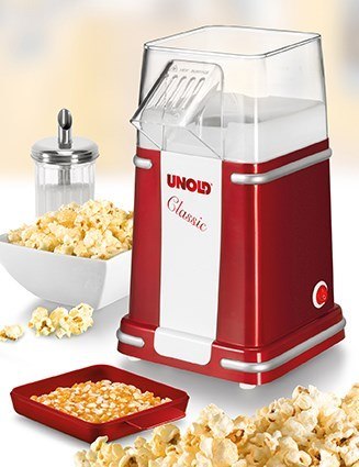 Unold Classic urządzenie do robienia popcornu Czerwony, Srebrny, Biały 900 W Unold Classic urządzenie do robienia popcornu Czerwony, Srebrny, Biały 900 W