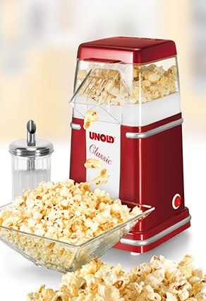 Unold Classic urządzenie do robienia popcornu Czerwony, Srebrny, Biały 900 W Unold Classic urządzenie do robienia popcornu Czerwony, Srebrny, Biały 900 W