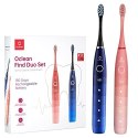 Zestaw szczoteczek sonicznych Oclean Find Duo Set (czerwony/niebieski)