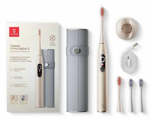 Zestaw szczoteczek sonicznych Oclean X Pro Digital Set (Złoty) Zestaw szczoteczek sonicznych Oclean X Pro Digital Set (Złoty)