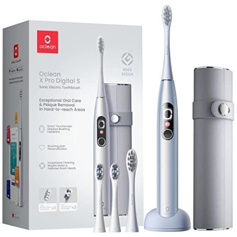 Zestaw szczoteczek sonicznych Oclean X Pro Digital Set (srebrny) Zestaw szczoteczek sonicznych Oclean X Pro Digital Set (srebrny)