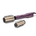 BaByliss Big Hair Dual Szczotka z gorącym powietrzem Ciepły Czarny, Złoto różowe, Fioletowy 650 W 2,5 m